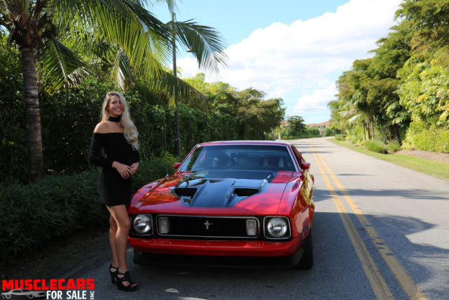 1973 Red Ford Mustang Coupe