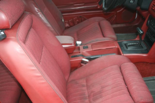 1991 White Ford Mustang Convertible