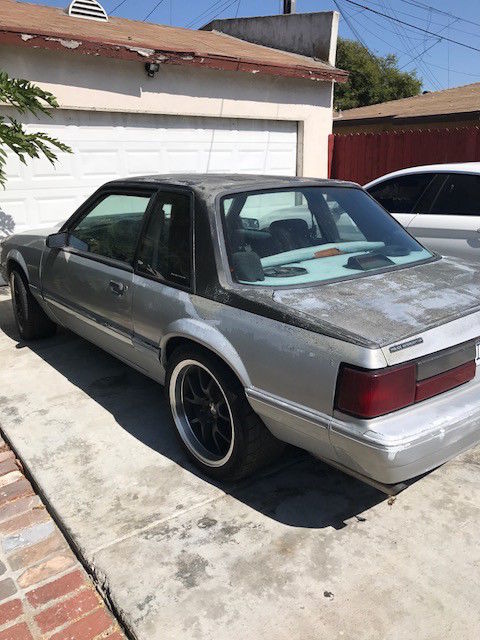 1991 Silver Ford Mustang Coupe