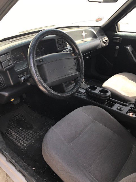 1991 Silver Ford Mustang Coupe