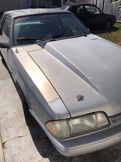 1991 Silver Ford Mustang Coupe