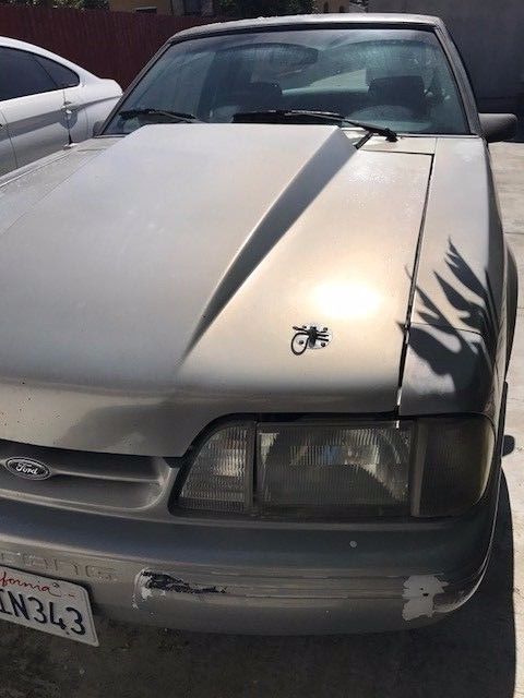 1991 Silver Ford Mustang Coupe