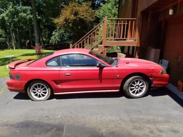 1994 Red Ford Mustang Coupe