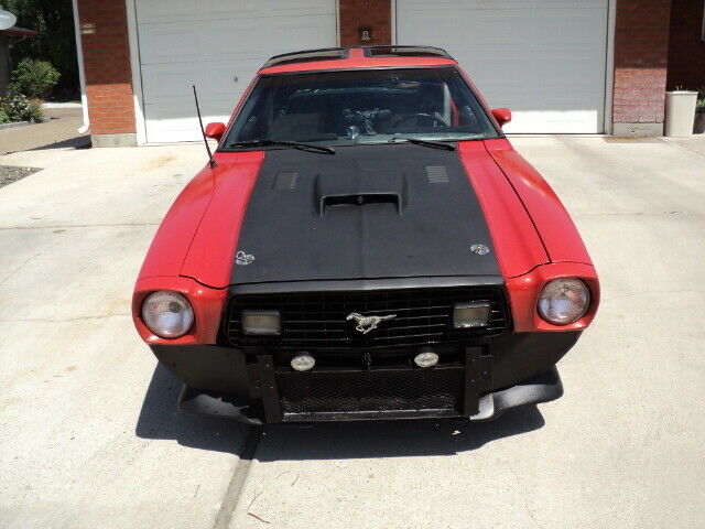 1978 Orange Ford Mustang T-TOP