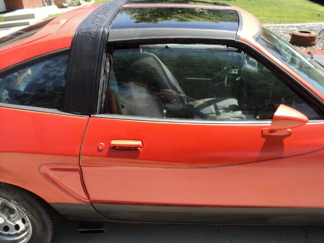 1978 Orange Ford Mustang T-TOP