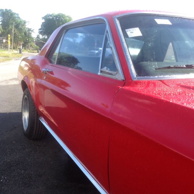 1966 Red Ford Mustang Coupe