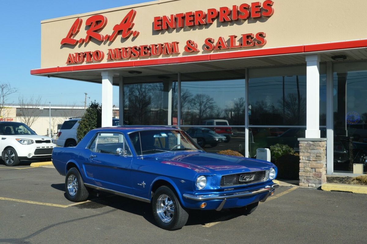 1966 Blue Ford Mustang Coupe