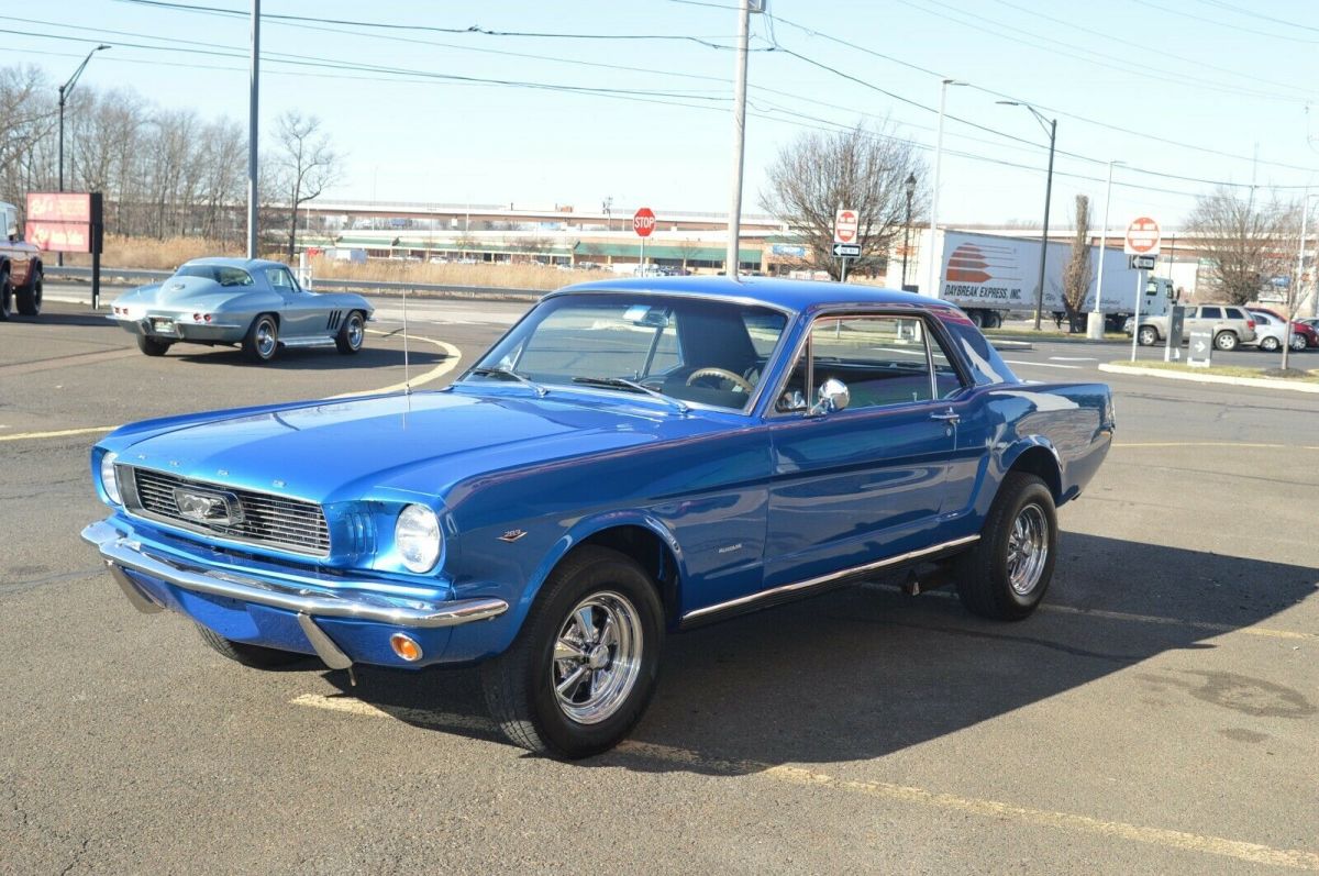 1966 Blue Ford Mustang Coupe