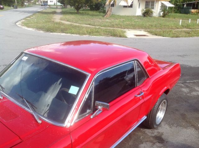 1966 Red Ford Mustang Coupe