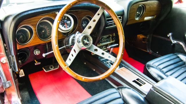 1969 Royal Maroon Ford Mustang Sportsroof
