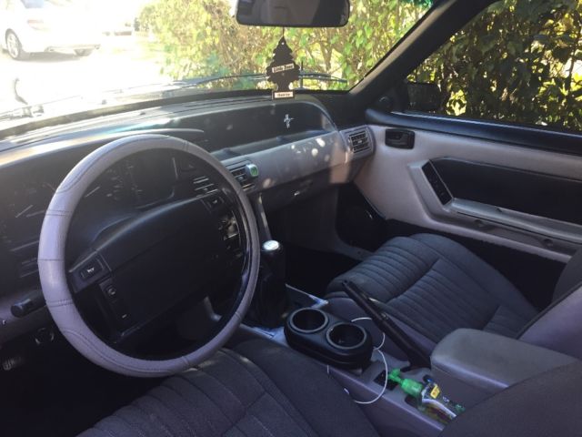 1992 Gray Ford Mustang Hatchback