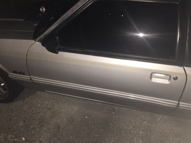 1992 Gray Ford Mustang Hatchback