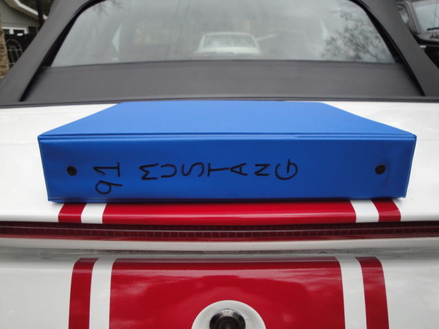 1991 White Ford Mustang Convertible