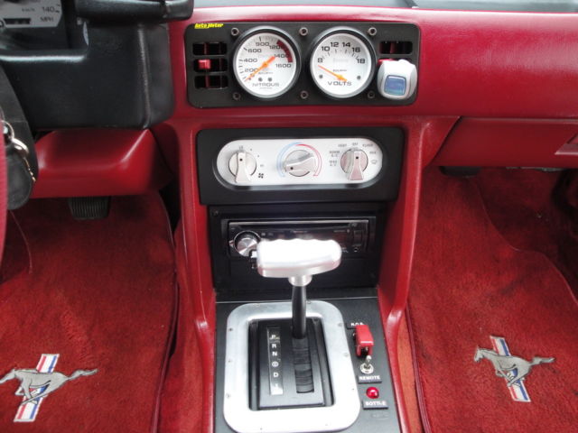 1991 White Ford Mustang Convertible