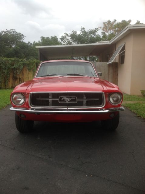 1966 Red Ford Mustang Coupe