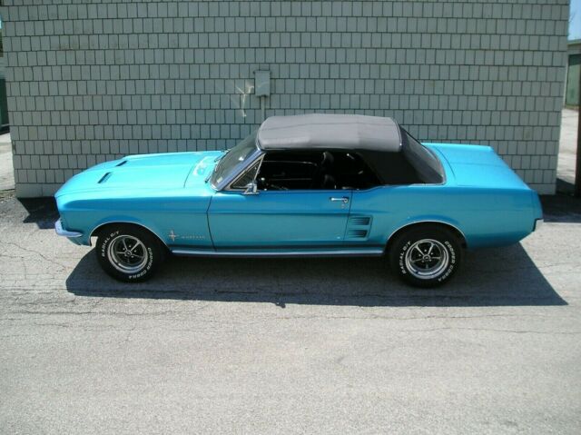 1967 Blue Ford Mustang Convertible