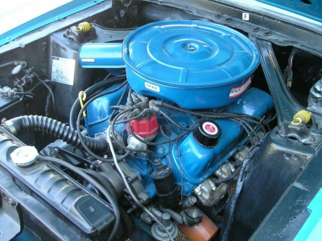 1967 Blue Ford Mustang Convertible