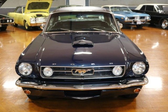 1966 Blue Ford Mustang --