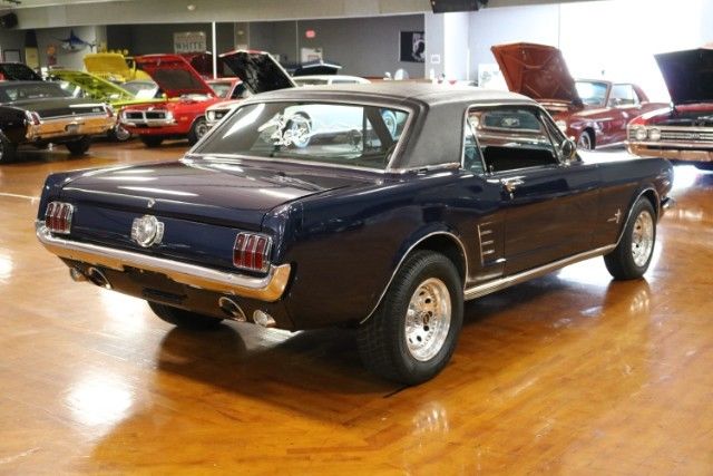 1966 Blue Ford Mustang --