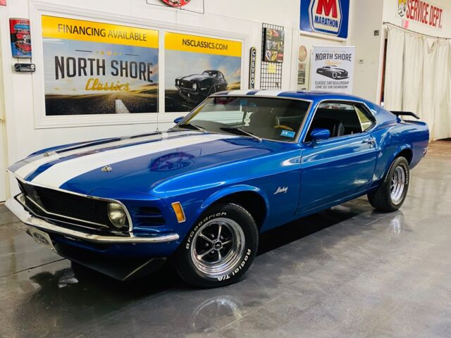 1970 Blue Ford Mustang 2 Door