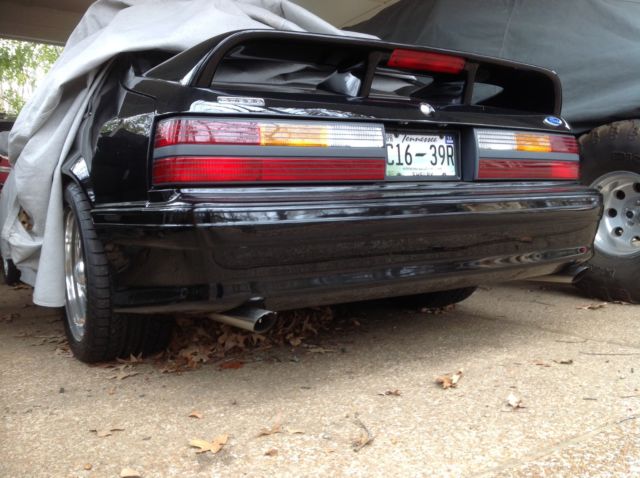 1993 Black Ford Mustang Hatchback