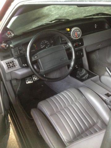 1993 Black Ford Mustang Hatchback
