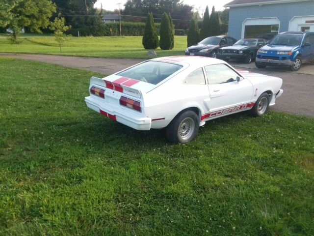 1977 White Ford Mustang Hatchback