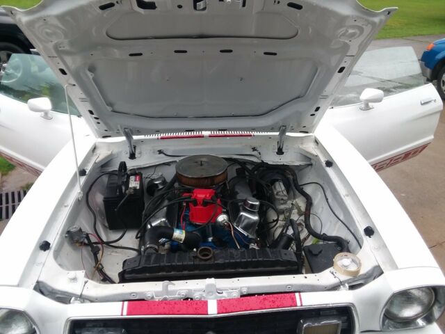 1977 White Ford Mustang Hatchback