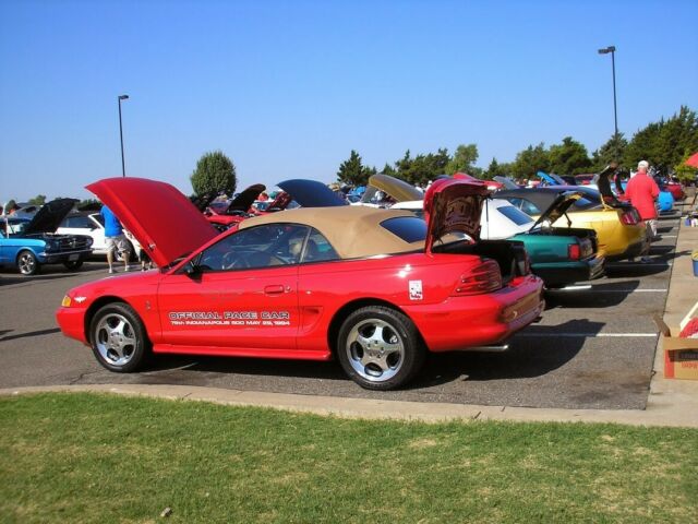 1994 Rio Red Ford Mustang Convertible