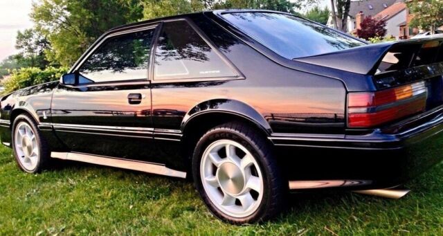 1993 Black Ford Mustang Hatchback