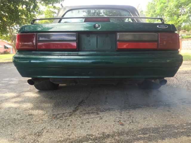 1992 Green Ford Mustang Coupe