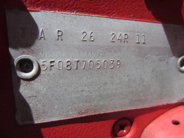 1965 Red Ford Mustang Convertible