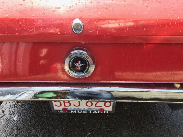 1965 Red Ford Mustang Convertible