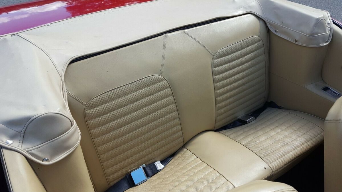 1966 Red Ford Mustang Convertible