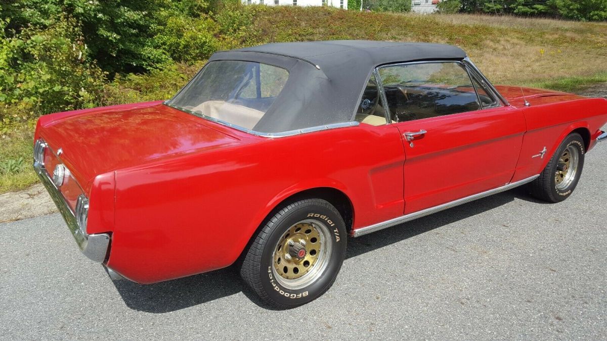 1966 Red Ford Mustang Convertible