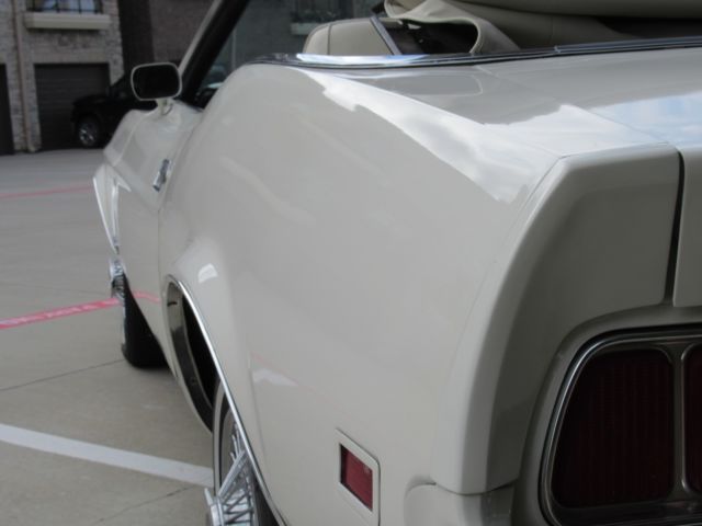 1973 White Ford Mustang Convertible