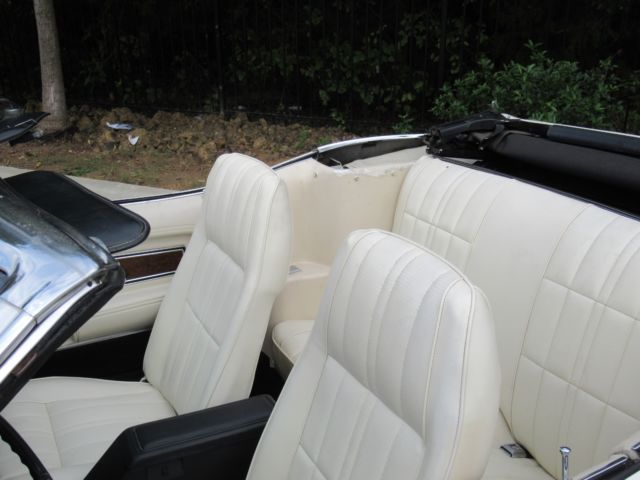 1973 White Ford Mustang Convertible