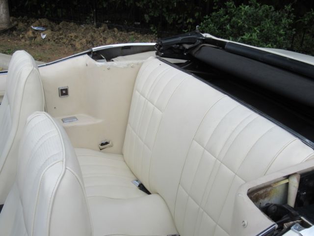 1973 White Ford Mustang Convertible