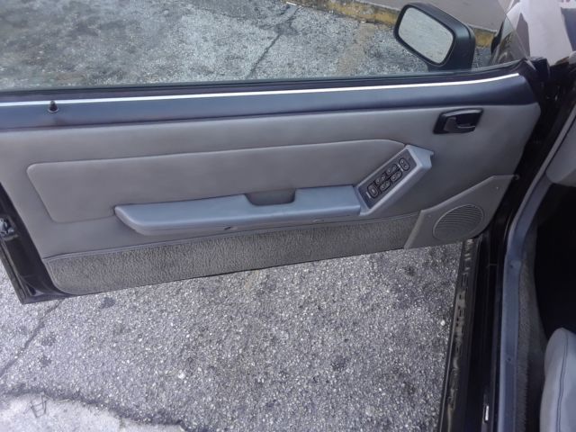 1988 Black Ford Mustang Convertible