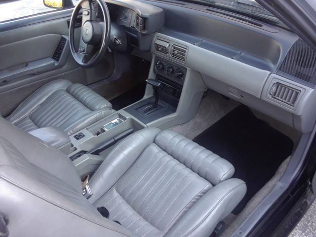 1988 Black Ford Mustang Convertible