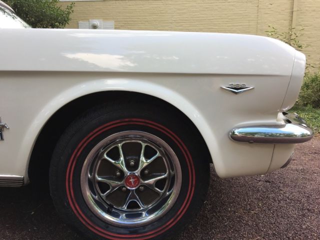 1966 Wimbleton White - original color, repainted Ford Mustang Convertible