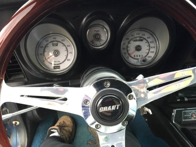 1971 Blue Ford Mustang Convertible