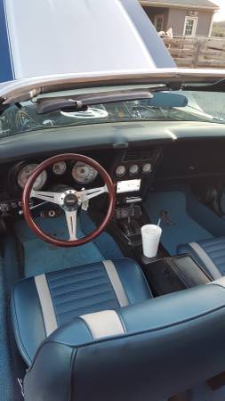 1971 Blue Ford Mustang Convertible