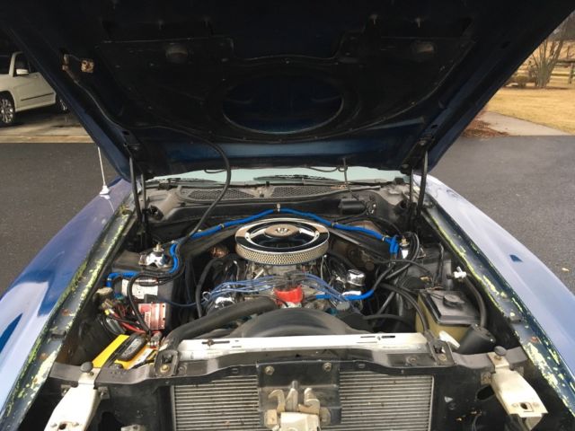 1971 Blue Ford Mustang Convertible