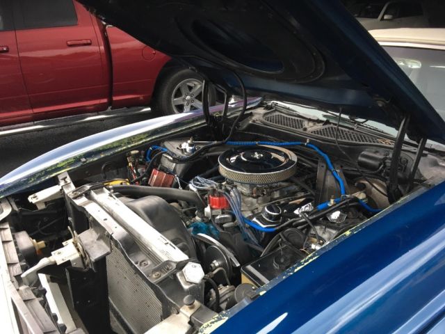 1971 Blue Ford Mustang Convertible