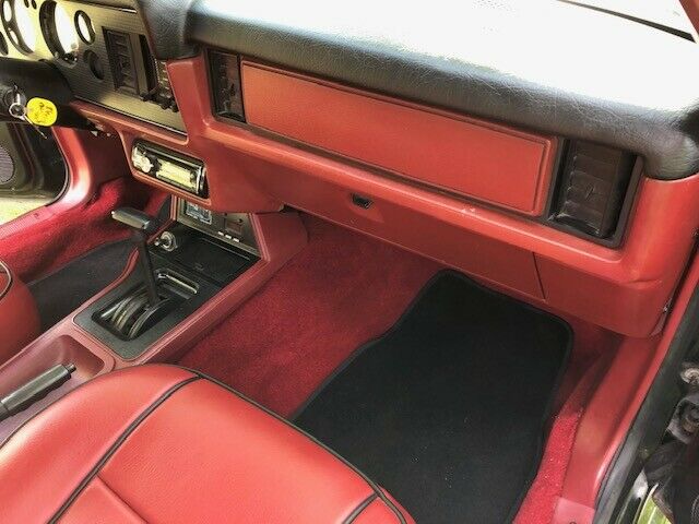 1986 Black Ford Mustang Convertible