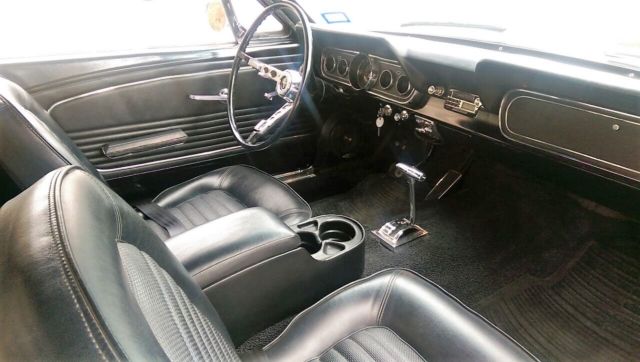 1966 Black Ford Mustang Convertible