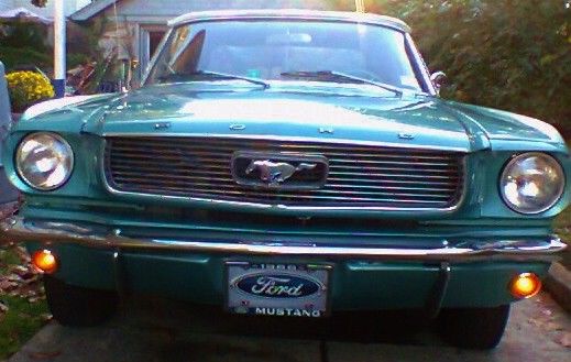 1966 tahoe turquoise Ford Mustang Convertible