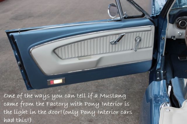 1966 Silver Blue Ford Mustang Convertible