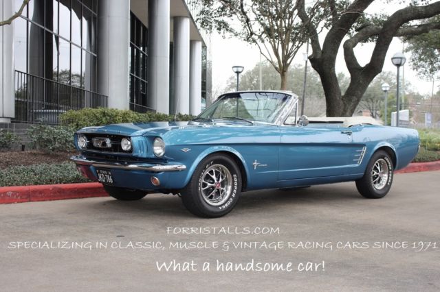 1966 Silver Blue Ford Mustang Convertible